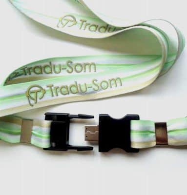 Cordão Pen Drive Verde