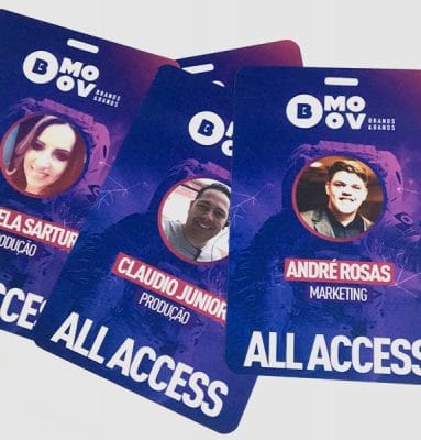 Credencial em PVC MOOV
