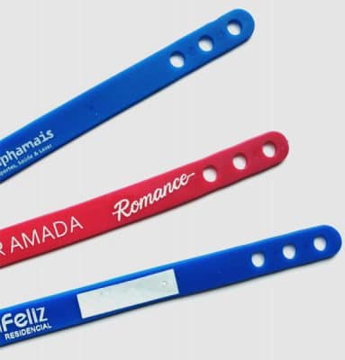Pulseira Emborrachada Personalizada
