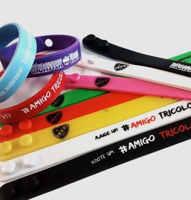 Pulseira Emborrachada Diversos Modelos